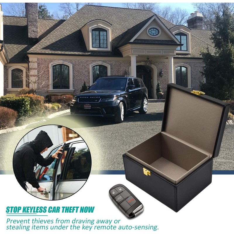 Faraday Box for Car Keys, Car Key Signal Blocking Box,