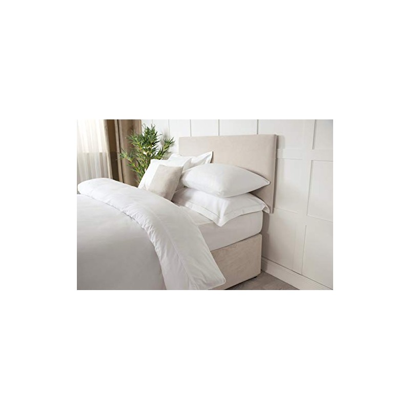 Belledorm Faux Suede Headboard Cover Elastic Stretchy Dustproof Easy Fit