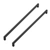 Ravinte 10 Pack Black Cabinet Pulls 18 Inch Square Kitchen