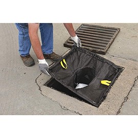 Eagle T8702XL StormNest Catch Basin Insert, Sediment, Rectangle, Adjustable, 25" - 42", X-Large, Black