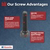 Kozelo 6 Pack Socket Head Cap Screws - [M3-0.5 x