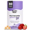 Multivitamínico Mujer Adulta 60 Gomitas Sin Azúcar Colágeno y Biotina