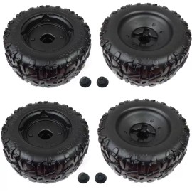 Power Wheels F-150 Left & Right Wheel (Tire) Set of 4 Wheels