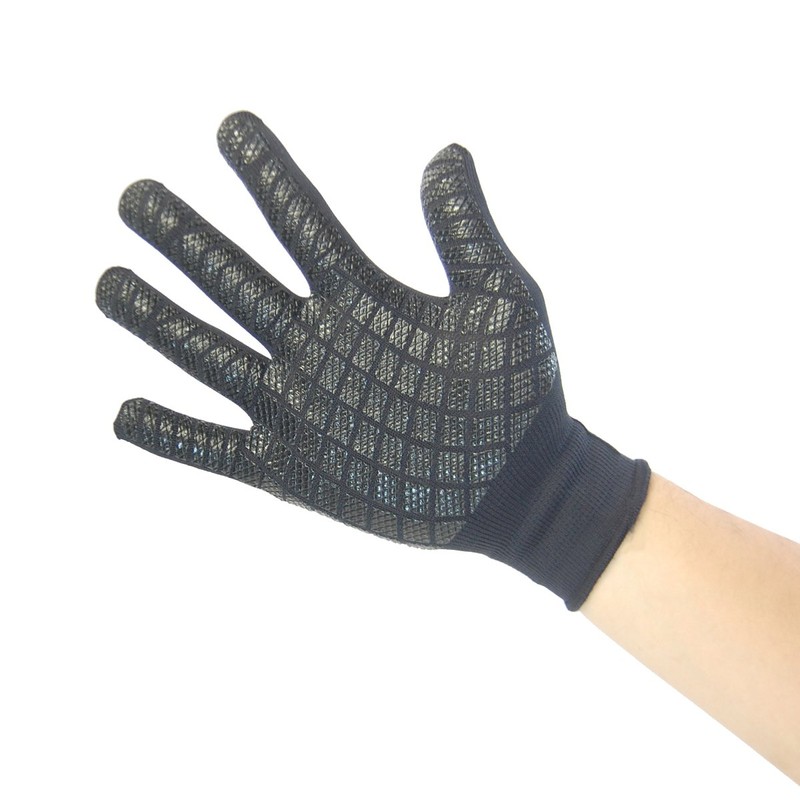 Powerful Anti-Slip Grip MAX Gloves "Kyuutan" 3 Pair Set (Black,