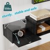 Katrawu 43" Floating TV Stand, Wood Entertainment Center with Big