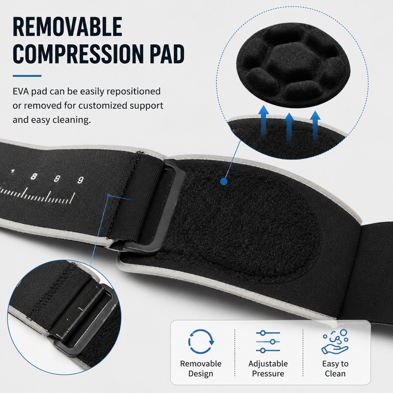Adjustable Elbow Brace for Sports – Targeted Compression with Removable