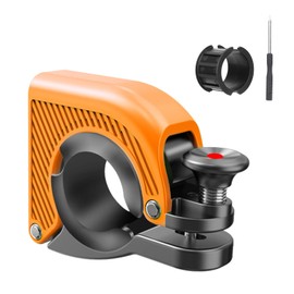 Bicycle Bells Fits 22-32mm/0.86-1.26in Bike Handle, Classic Mini Bike Bell for Kids and Adults, 90db Bicycle Bell with Loud Crisp Sound, Aluminum Alloy Bike Bells for Road Bikes, MTB, BMX (Orange)