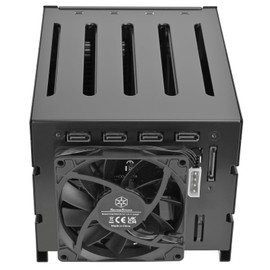 Silverstone Techology FS304-V Three (3) 5.25" Bay to Four (4) 3.5" SAS 12G / SATA 6G Trayless Hot-swap Cage, SST-FS304B-V