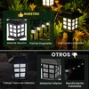 Luces Solares GIGALUMI FXD-12 – Pack 12 LED impermeables para