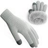 Rahhint Wool Kids Gloves for Boys Girls Winter Thermal Double