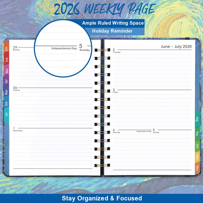 2026 Planner – Weekly ＆ Monthly Planner 2026, Jan.2026 -