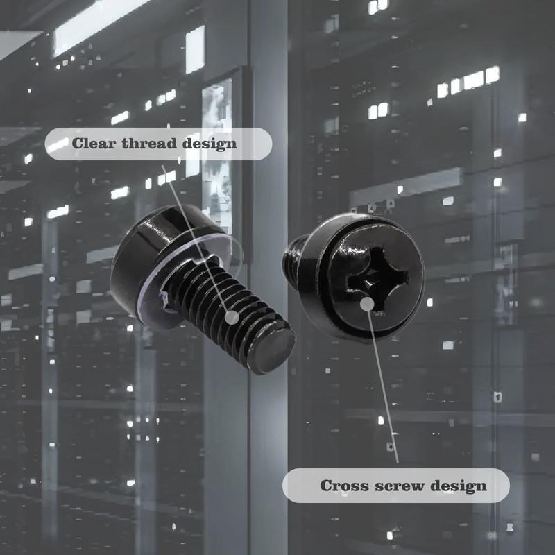 Nivithi SR620 M6 x 20 Screws + Cage Nuts -