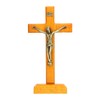Crucifix Wooden Hand Made Standing Catholic Jesus Crucifix Wall Cross
