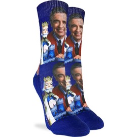 Good Luck Sock Women's Mister Rogers Socks, Adult, Shoe Size 5-9