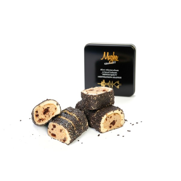 MUGHE GOURMET Lokum Cocoa Sandwich with Creamy Crust, Turkish Sweet,