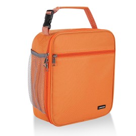 Lunch box Lunch bag for men women Insulated Lunchbox Lunch bags for Work Picnic Travel (Orange)