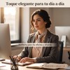 Set de 4 Bufandas Satinadas Bohemias para Mujer, Accesorios Elegantes