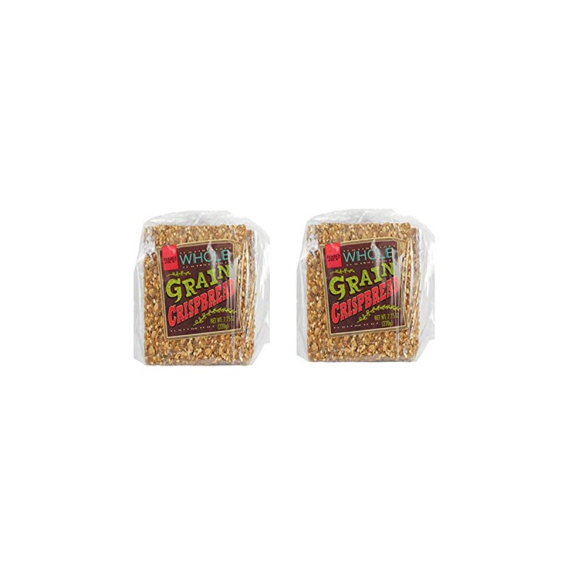 Trader Joe's Whole Grain Crispbread 7.75 Ounce Bag (2 Pack)