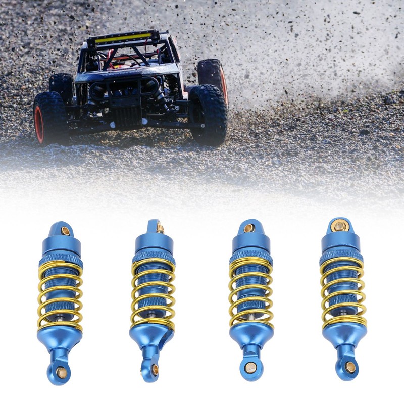 4Pcs RC Car Shock Absorber Aluminum Alloy Stable High Elasticity