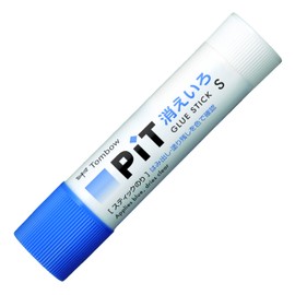 Tombow Pencil Stick Glue Erase Pit S PT-TC Blue Body Size: 0.8 x 3.4 inches (20 x 87 mm), Capacity: Approx. 0.4 oz (10 g) / 0.7 oz (20 g) / 0.7 oz (20 g)