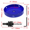 Seimneire 8 Inch Hole Saw with Heavy Duty Arbor, 1.2