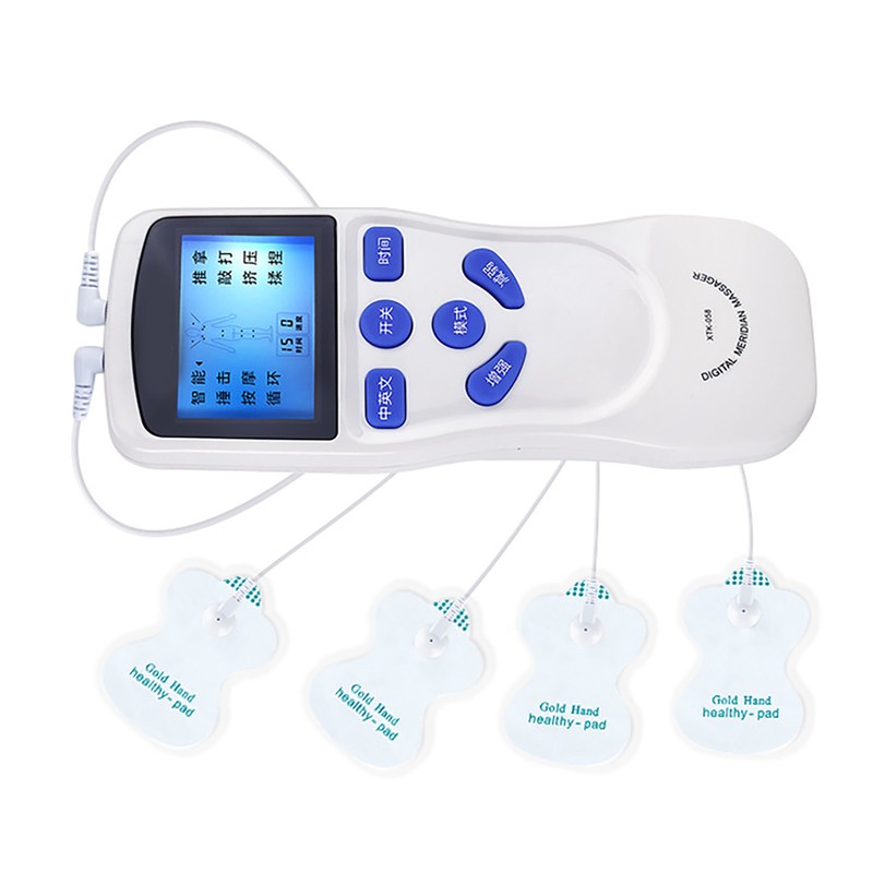 Electric Meridian Massage Machine Dual Output LED Display 8 Modes
