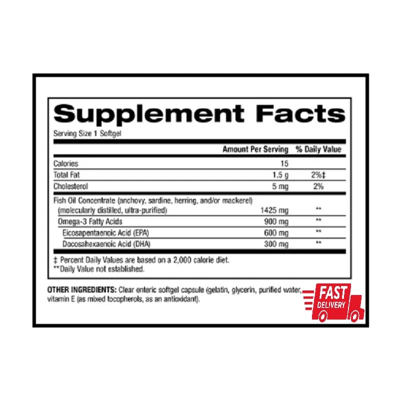 Trunature Triple Strength Omega-3 900 Mg., 200 Softgels - Clear