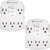 Electriduct 5-Outlet GFCI Wall Adapter, 15 Amp Grounded 3-Prong Automatic