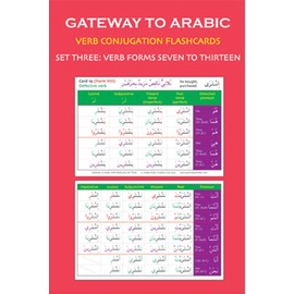 Gateway to Arabic Verb Conjugation Flashcards: Set Three: Verb forms seven to thirteen
