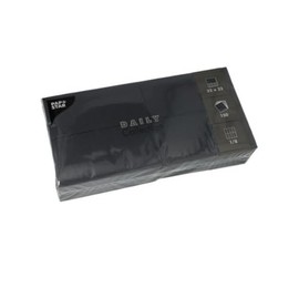 PAPSTAR 150 Servietten 'Daily Collection' 1/8-Falz 32 cm x 32 cm schwarz