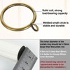 LEPEVNEY Bronze Metal Curtain Rings 55mm Inner Dia Drapery Ring