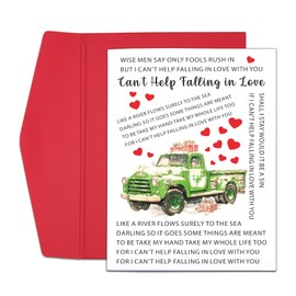 Valentine's Day Cards Card for Boyfriend Girlfriend, Funny Romantic Valentines Day Gifts for Him Her, Cute I Love You Cards for Husband Wife, Couples Valentines Gifts, Anniversary Birthday Cards Women