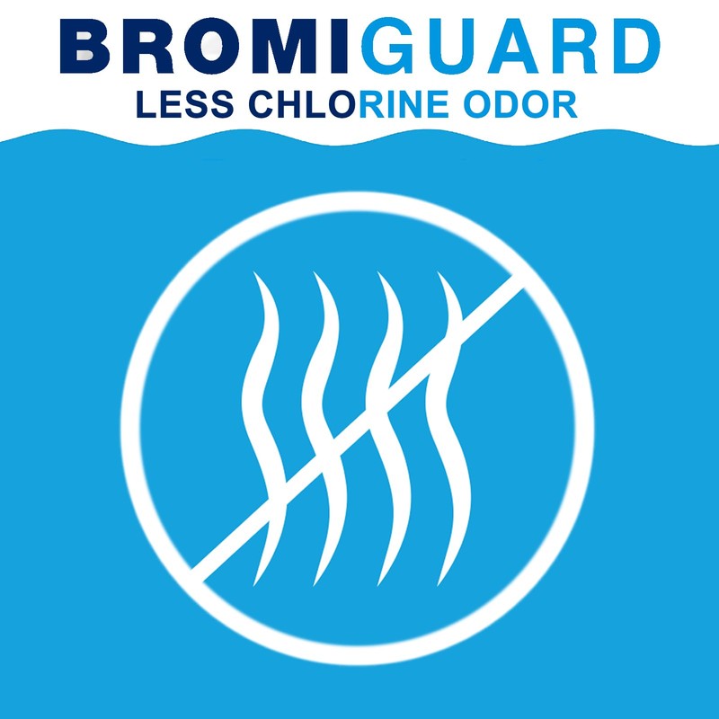 BROMIGUARD Bromine Tablets 1 Inch 1.8 Lbs for Spa Hot