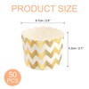 sourcing map 50pcs Cupcake Wrappers for Wedding, Paper Baking Cups,