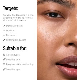 The INKEY List Bálsamo Limpiador de Avena 150 ml, Disuelve el Maquillaje, Cuidado de la Piel Nutritivo, Limpiador Suave, Apto para Veganos, Adecuado para Todo Tipo de Piel