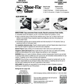 Shoe-Fix Pegamento para zapatos Shoe-Fix: pegamento instantáneo para reparación de zapatos de grado profesional (1)