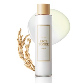I'm from Rice Toner, 77.78% Rice Extract from Korea, Glow Essence with Niacinamide, Moisturising for Dry Skin, Vegan, Alcohol-free, Fragrance-Free, Peta-Approved, 5.07 Fl Oz