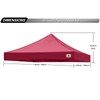 ABCCANOPY Replacement Canopy Top for Pop Up Canopy Tent (10x10,