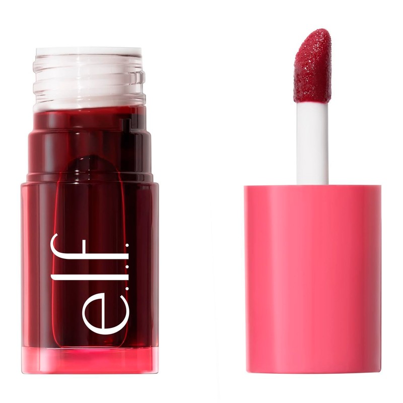 e.l.f. Cosmetics Sheer For It Rubor Líquido Traslúcido Rojo Clásico