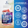 B Complex Supplement Gummies with Vitamin C & Folic Acid,