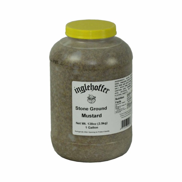 Inglehoffer, Stone Ground Mustard 1 Gallon (4 count)