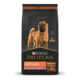 Alimento Pro Plan OptiDerma Sensitive Skin Adult para perro adulto de raza mediana y grande sabor salmón y arroz de 13 kg