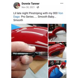 Andrew Mack / Von Dago "Pro-Series" Von Dago's "Pro-Series" #000 PREMIUM  Pinstriping Brush - Now available publicly