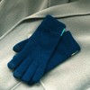 Clips Urban Vanessa Indigo Women's Double Layer Knit Gloves (Touch)