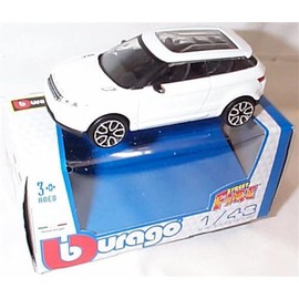 Burago Street Fire white LAND R0VER evoque concept LRX 2010 car 1:43 scale Diecast model