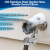Langina Upgraded Graden Hose Swivel Elbow, 3/4" Dual Swivel Garden