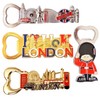 6 British Souvenir Magnets London Icons Bottle Opener Magnets England