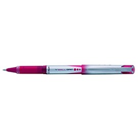 Pilot VBall 5 Grip Liquid Ink Rollerball Pen 0.5mm Tip (Pack of 12) - Red