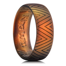 King Will Men Silicone Wedding Band 6.6mm Size 10