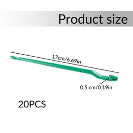 Tabanzhe Fishing Disgorger-20PCS Fish Hook Remover Tools Plastic Portable Unhooking Extractor Fishing Accessories for Small Large Fish Hooks(Red and Green)